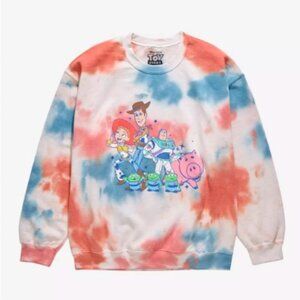 Disney Pixar Toy Story You've Got a Friend in Me Tie-Dye Crewneck NWT Unisex M